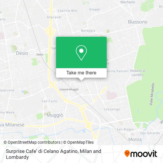 Surprise Cafe' di Celano Agatino map