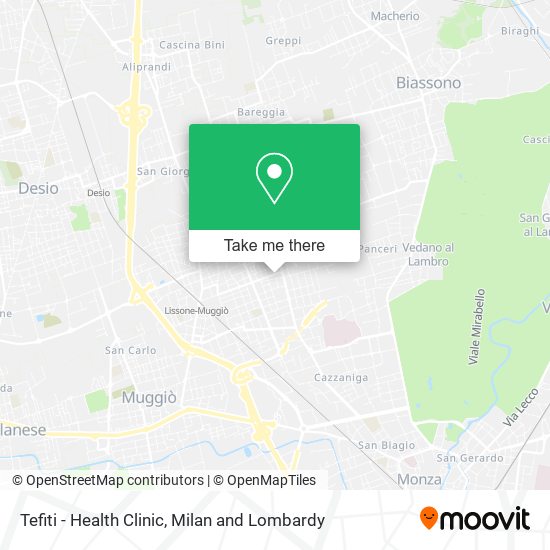 Tefiti - Health Clinic map