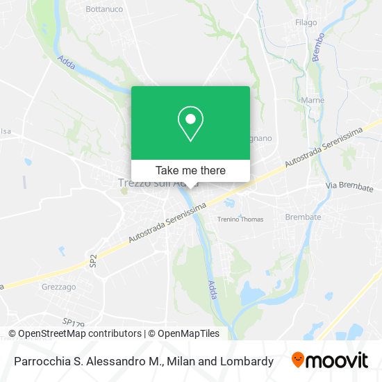 Parrocchia S. Alessandro M. map