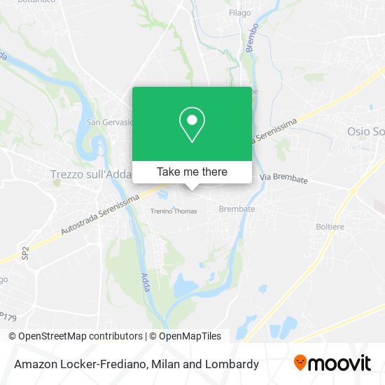 Amazon Locker-Frediano map