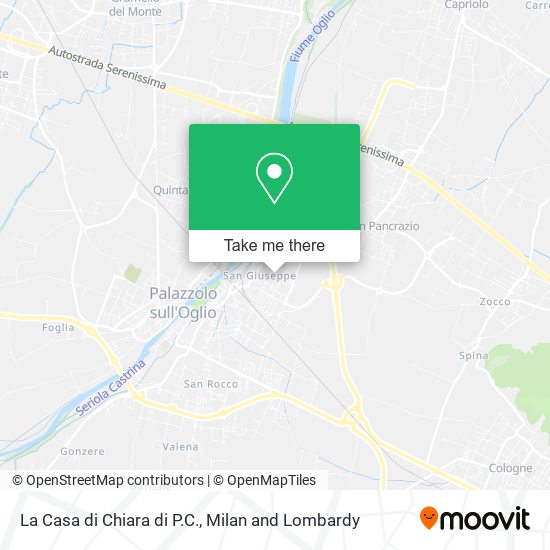 La Casa di Chiara di P.C. map