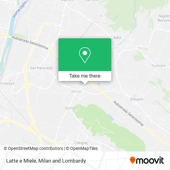 Latte e Miele map