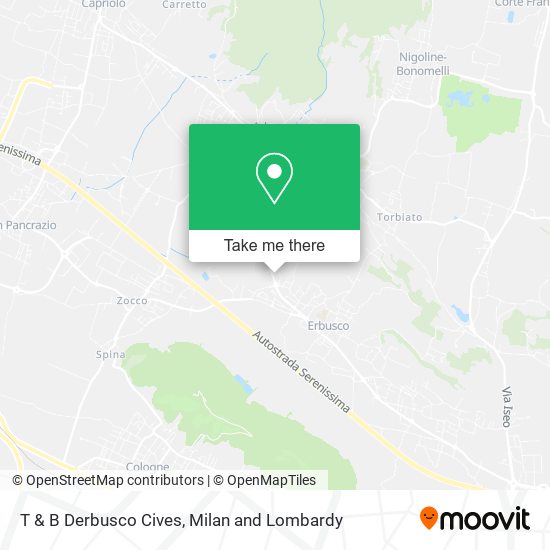 T & B Derbusco Cives map