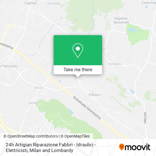 24h Artigian Riparazione Fabbri - Idraulici - Elettricisti map
