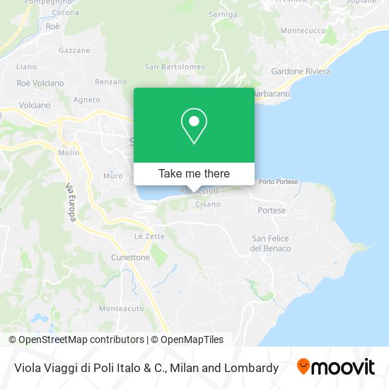 Viola Viaggi di Poli Italo & C. map