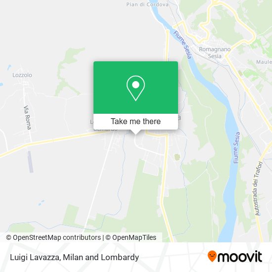 Luigi Lavazza map