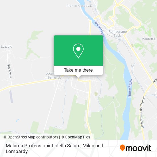 Malama Professionisti della Salute map