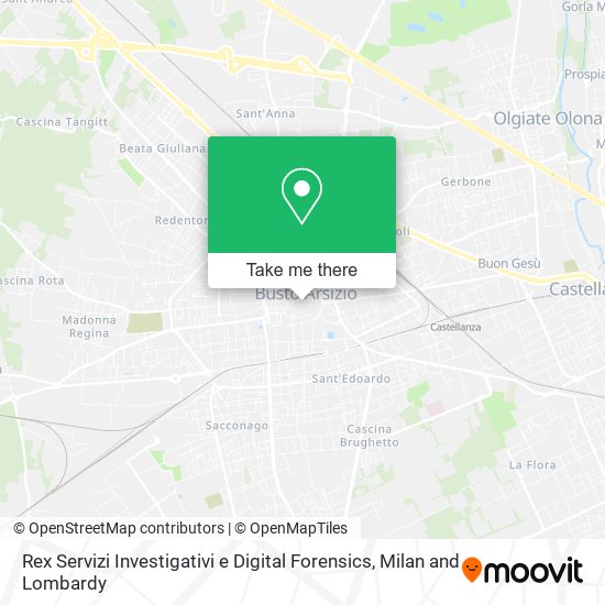 Rex Servizi Investigativi e Digital Forensics map