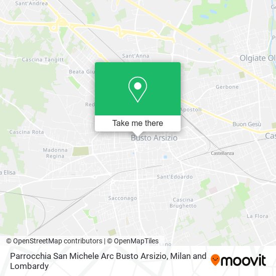 Parrocchia San Michele Arc Busto Arsizio map