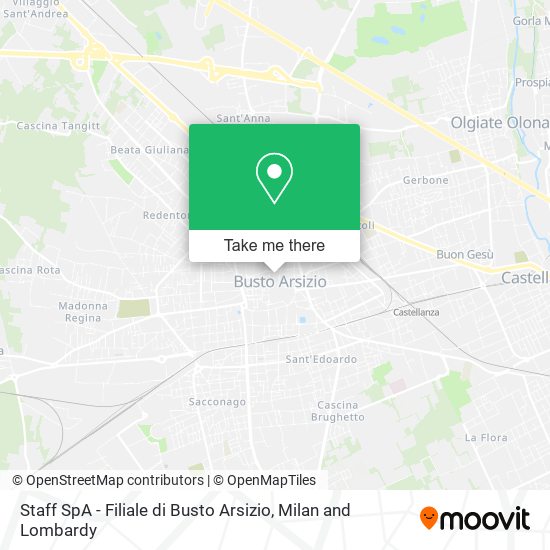 Staff SpA - Filiale di Busto Arsizio map