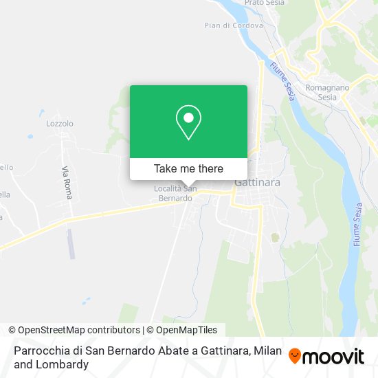 Parrocchia di San Bernardo Abate a Gattinara map