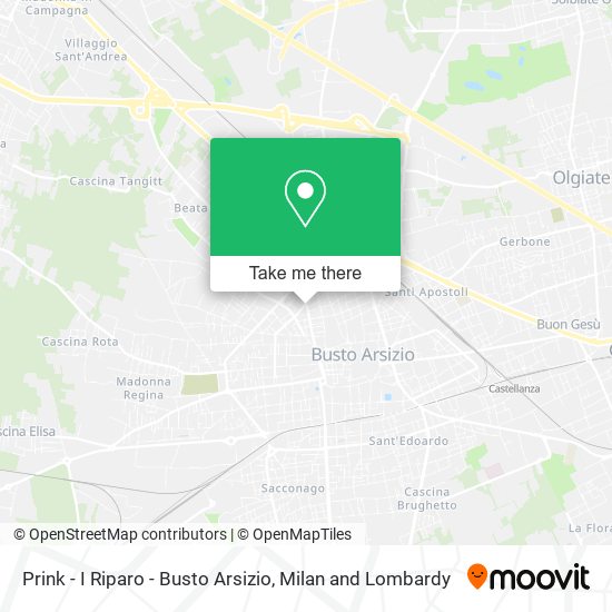 Prink - I Riparo - Busto Arsizio map
