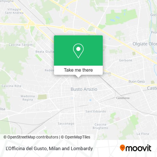 L'Officina del Gusto map