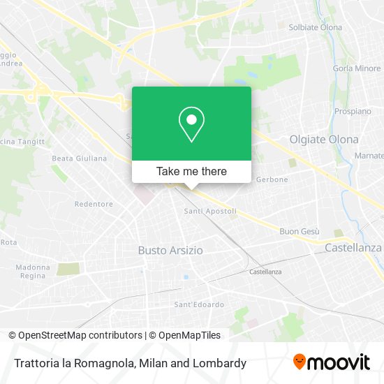 Trattoria la Romagnola map