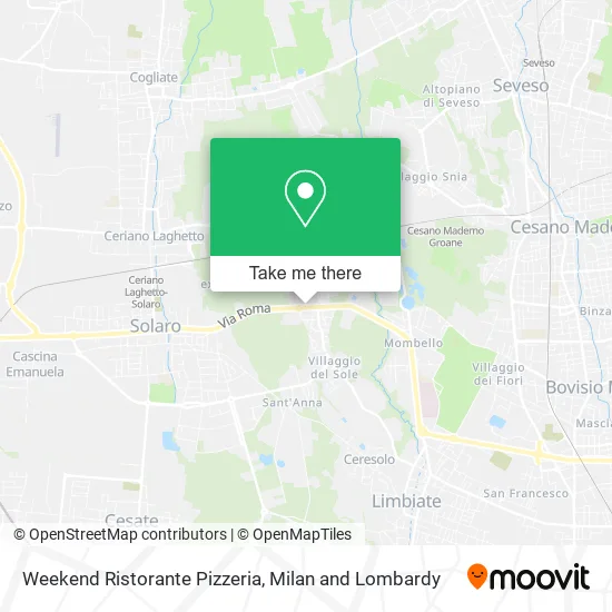 Weekend Ristorante Pizzeria map