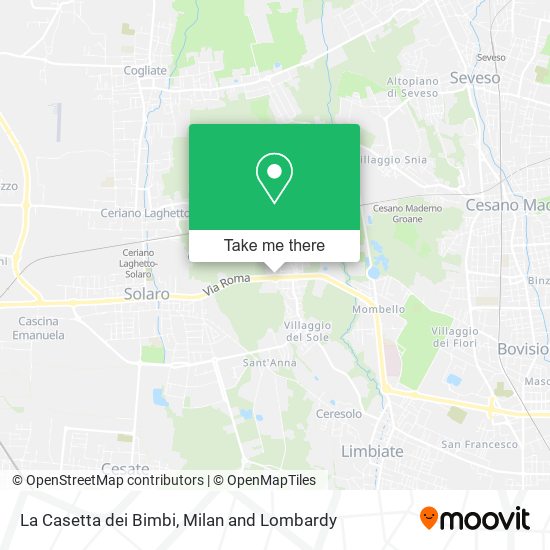 La Casetta dei Bimbi map