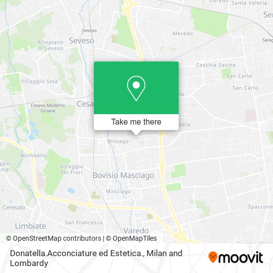 Donatella.Acconciature ed Estetica. map