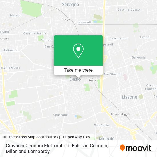 Giovanni Cecconi Elettrauto di Fabrizio Cecconi map