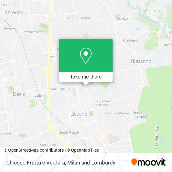Chiosco Frutta e Verdura map