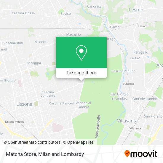 Matcha Store map