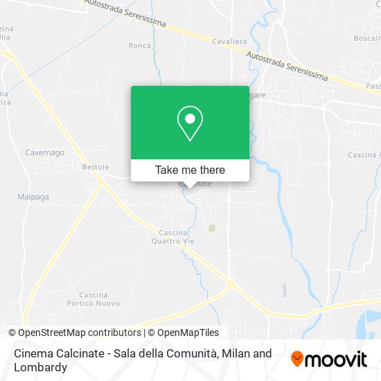 Cinema Calcinate - Sala della Comunità map