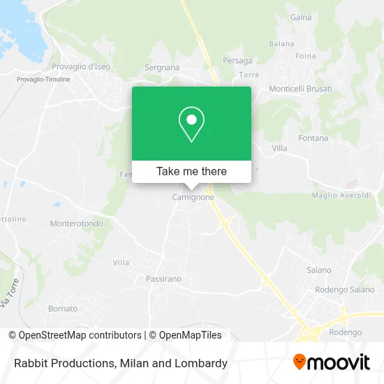 Rabbit Productions map