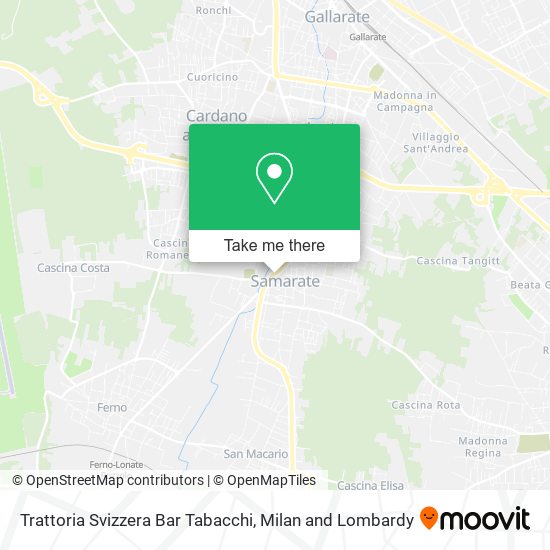 Trattoria Svizzera Bar Tabacchi map