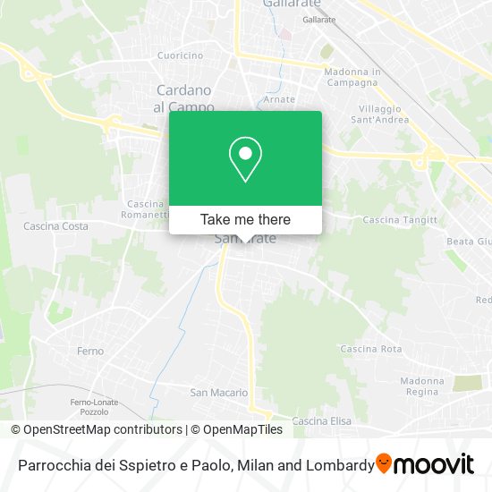 Parrocchia dei Sspietro e Paolo map