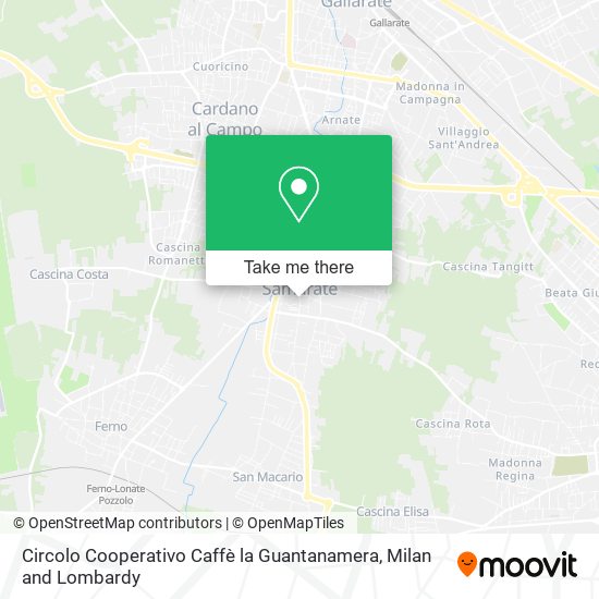 Circolo Cooperativo Caffè la Guantanamera map