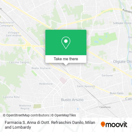 Farmacia S. Anna di Dott. Refraschini Danilo map