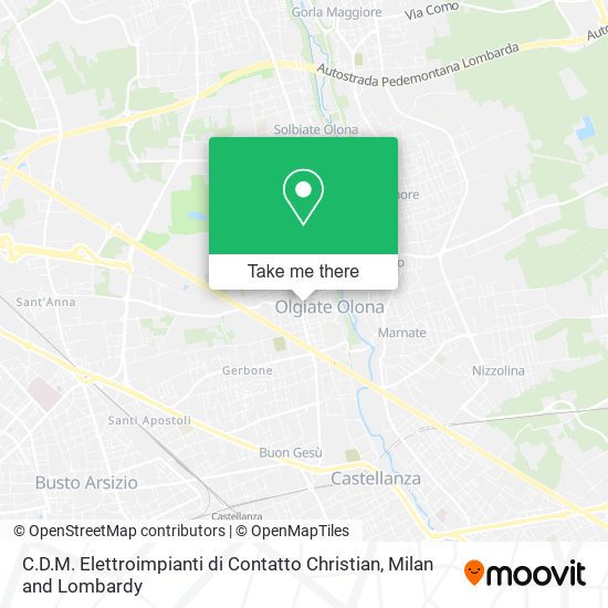 C.D.M. Elettroimpianti di Contatto Christian map