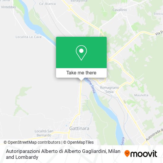 Autoriparazioni Alberto di Alberto Gagliardini map