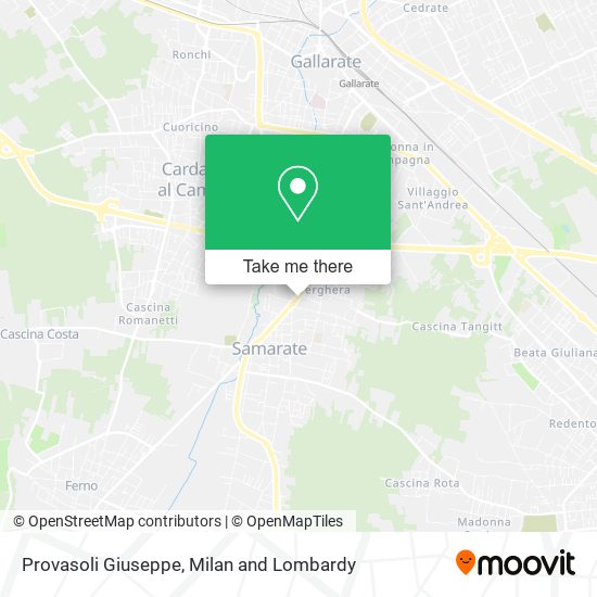 Provasoli Giuseppe map