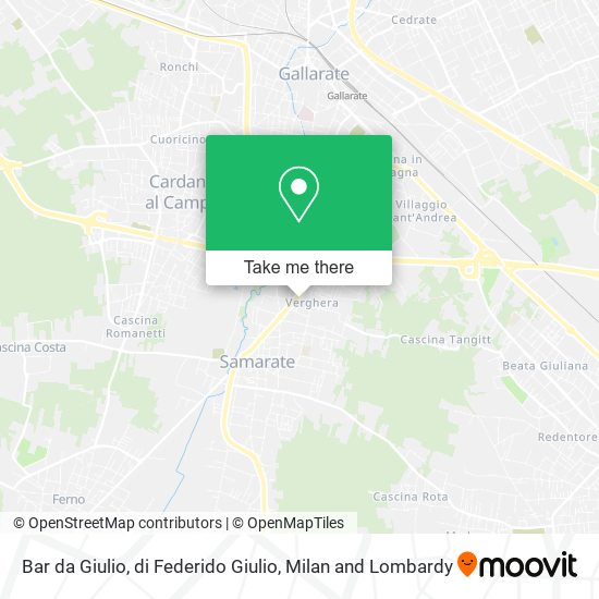 Bar da Giulio, di Federido Giulio map