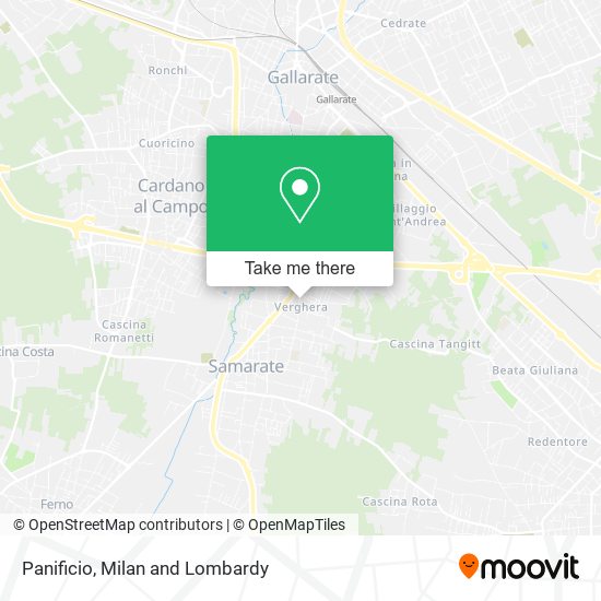Panificio map