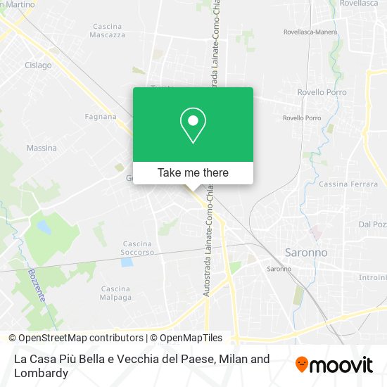 La Casa Più Bella e Vecchia del Paese map