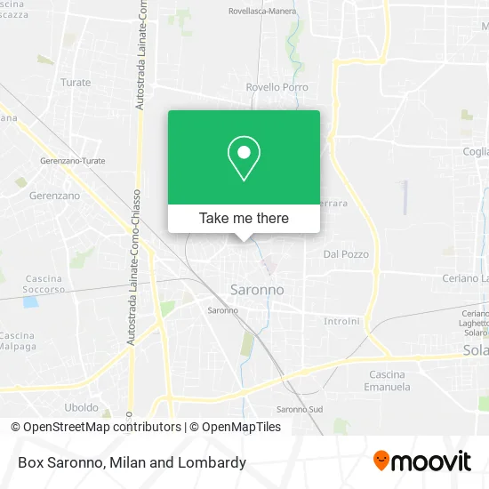 Box Saronno map