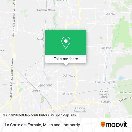 La Corte del Fornaio map
