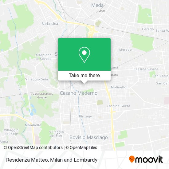 Residenza Matteo map