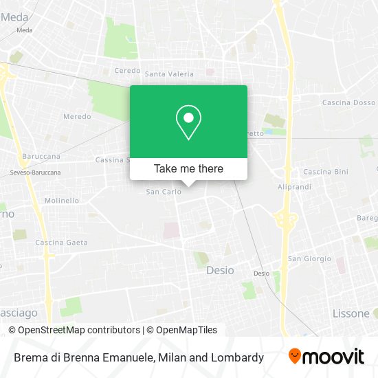 Brema di Brenna Emanuele map