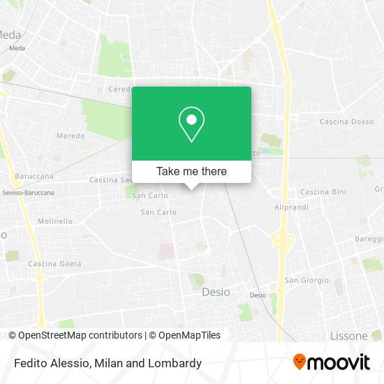 Fedito Alessio map
