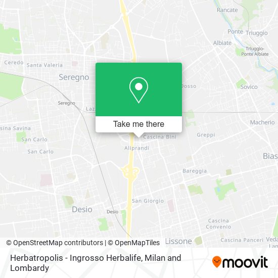 Herbatropolis - Ingrosso Herbalife map