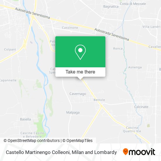 Castello Martinengo Colleoni map