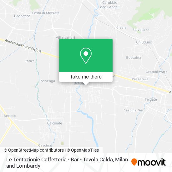 Le Tentazionie Caffetteria - Bar - Tavola Calda map