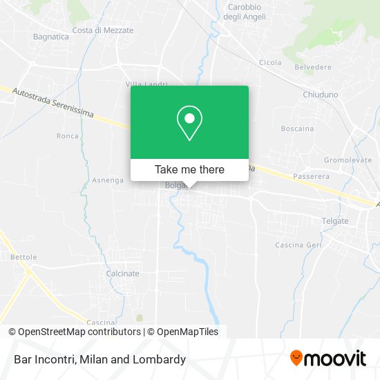 Bar Incontri map