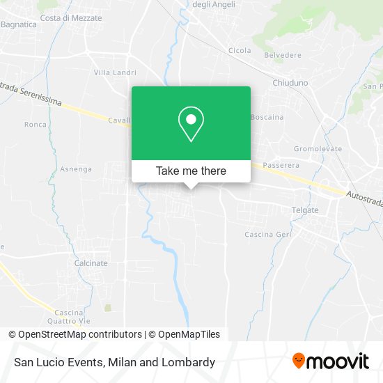 San Lucio Events map