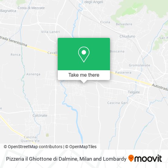 Pizzeria il Ghiottone di Dalmine map