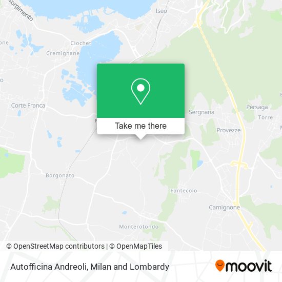 Autofficina Andreoli map