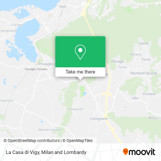 La Casa di Vigy map