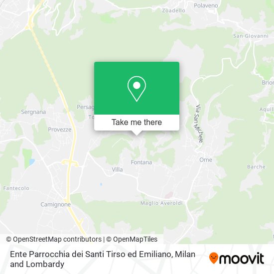 Ente Parrocchia dei Santi Tirso ed Emiliano map